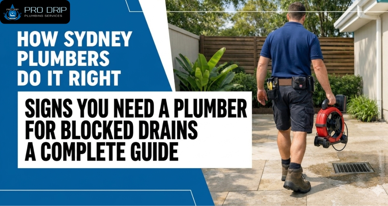 Blocked Drains Repair Sydney
